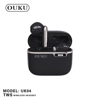 OUKU UK04 หูฟังไร้สาย สำหรับ Android / IOS แบตอึดใช้ได้นาน มีไฟ LED บอกสถานะแบต ของเเท้!!