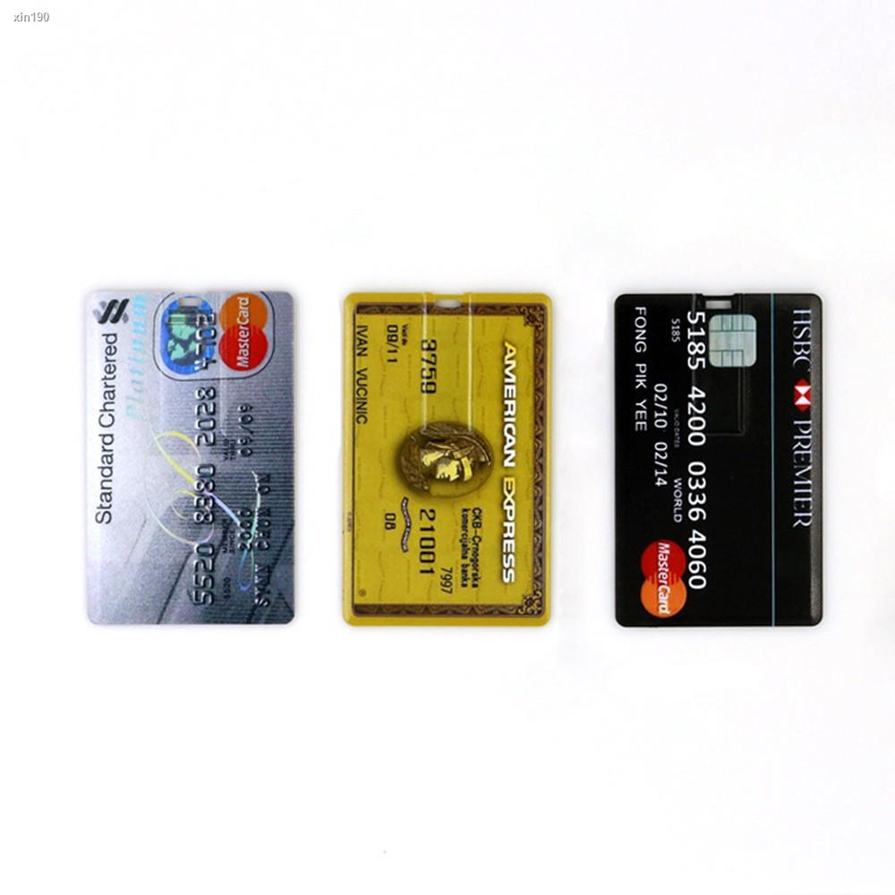 ☄1TB Bank Credit Card Shape USB Flash Drive Pen Drive Memory Stick