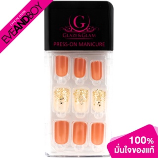 GLAZE &amp; GLAM - PRESS ON MANICURE 30PCS (20g.) เล็บปลอมสำเร็จรูป