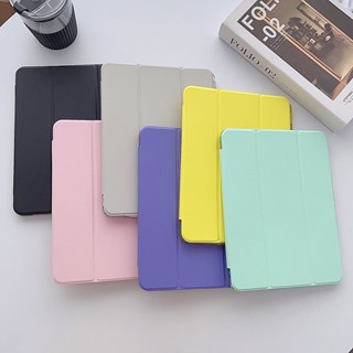 NEW เคสสำหรับไอแพด iPad2022 Air4/5 เคสไอแพดGen10 7/8/9/10.2" 10.9" 12.9" Pro2028/20/21/22 11" มีที่ใส่ปากกา ขอบใส ปกหนัง