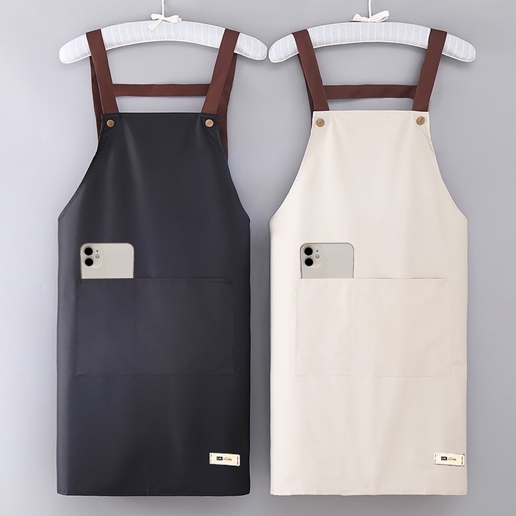 b-398-cooking-apron-sleeveless-large-pvc-adjustable-waist-chef-apron-for-restaurant