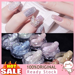 [B_398] Nail Drilling Powder Shiny Dry Glitter DIY Diamond Crystal Powder for Female