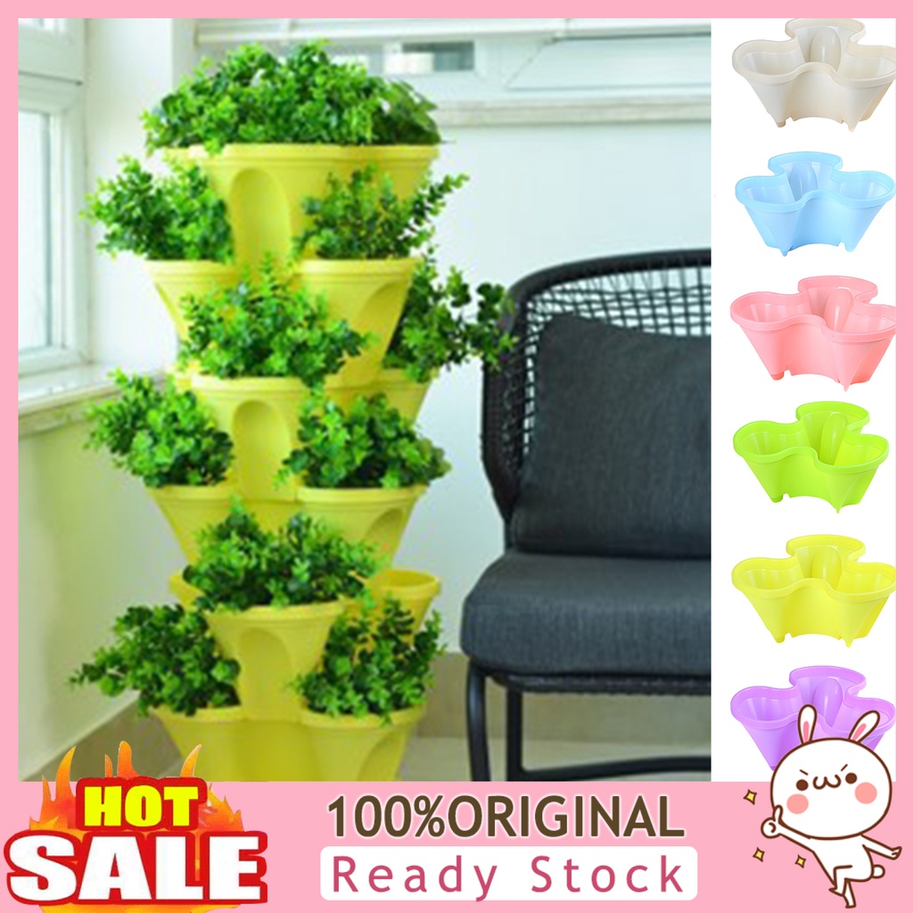 b-398-flower-pot-non-slip-wide-plastic-sturdy-vertical-planter-household-supplies