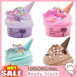 b_chlorine398 60ml Adult Kid Cute Candy Ice Cream Slime Clay Plasticine Mud Decompression Toy