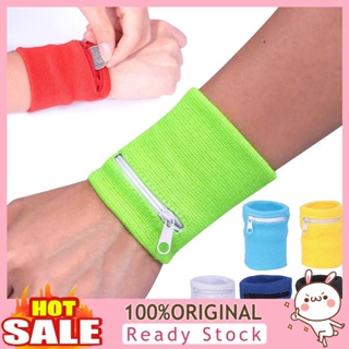 [B_398] 1Pc Wallet Pouch Wrist Bandage Support Zipper Sports Wristband