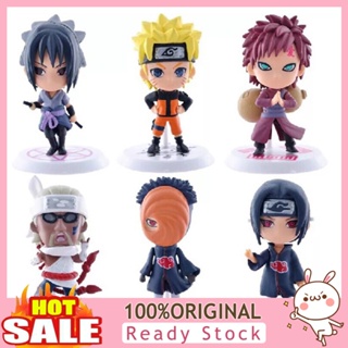 [B_398] 6Pcs/Set Naruto Model Figures Doll Decoration Birthday Xmas Holiday Gift