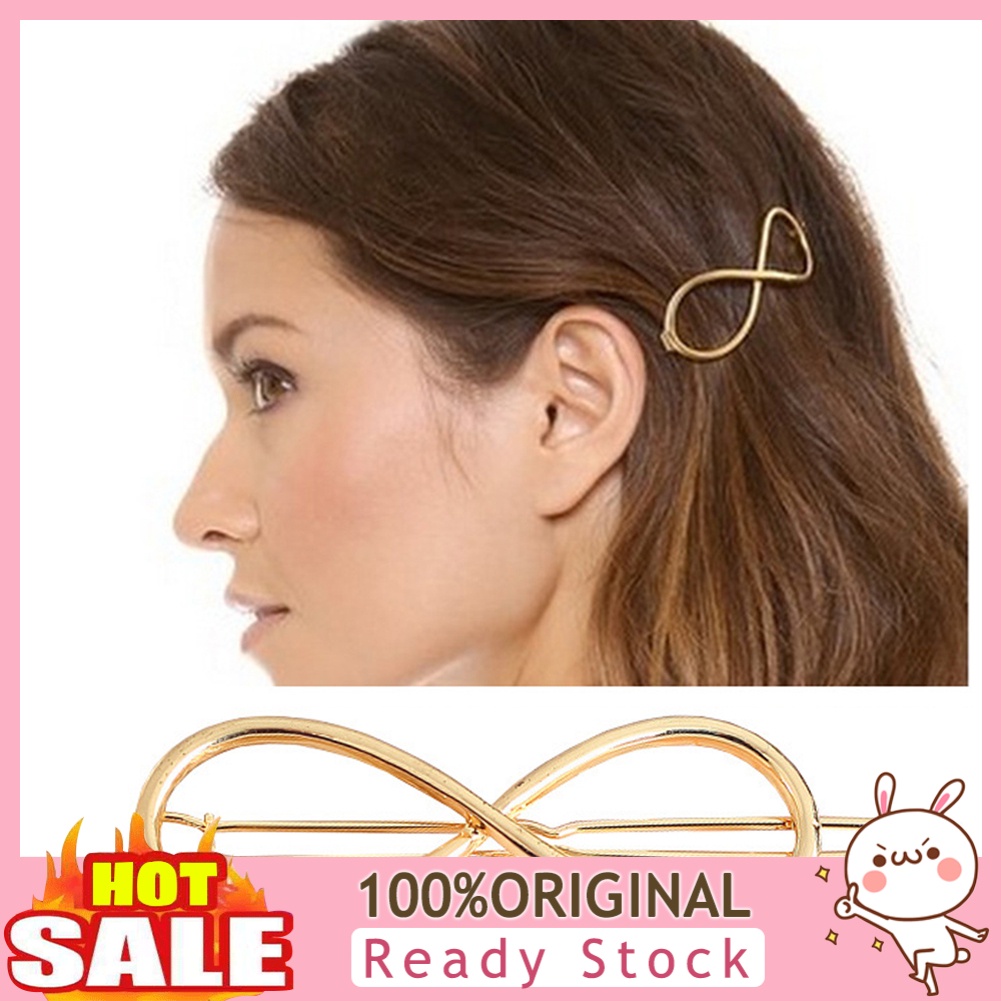 b-398-concise-8-shape-hairpin-bowknot-hair-clip-fashion-women-girl-headwear