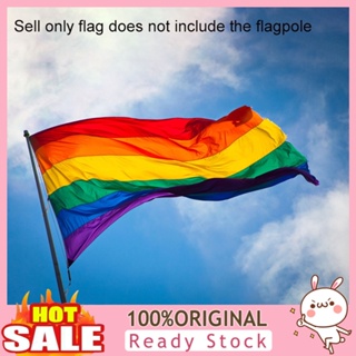 [B_398] ธง Lgbt สีรุ้ง ขนาด 60X90 ซม. สําหรับตกแต่ง