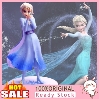 [B_398]  Anime Doll Vibrant Color Excellent Micro Decor Beauty Elsa Action Figure for Home