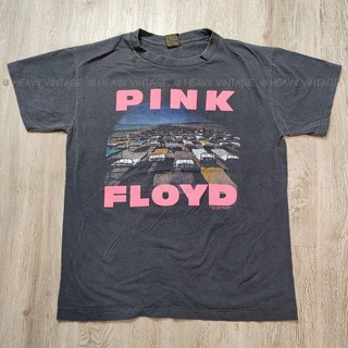 PINK FLOYD bio wash nhãn USA áo vintage áo tour phong cách rock áo vintage nặng