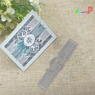 【AG】Flower Lace Edge Cutting Die Stencil Template Paper Embossing DIY Scrapbook for Greeting Cards