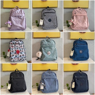 Kipling k15197 กระเป๋าเป้สะพายหลัง กระเป๋าเดินทาง ขนาดใหญ่ 10 สี