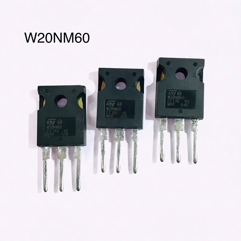 Mosfet IGBT W20NM60 เฟส IGBT TO247 600V-20A มีของพร้อมส่งในไทย | Shopee ...