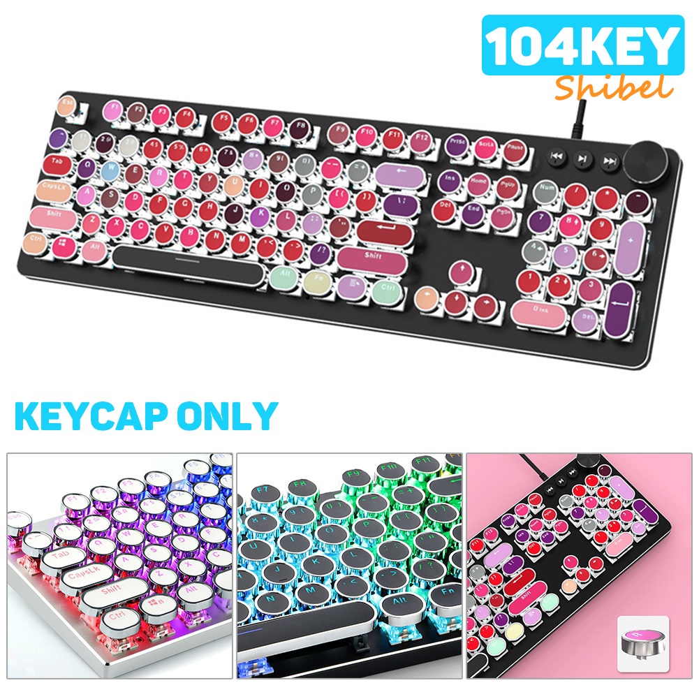 hot-104-ชิ้น-เซ็ต-pbt-round-key-caps-keycaps-สำหรับคีย์บอร์ด-cherry-mechanical