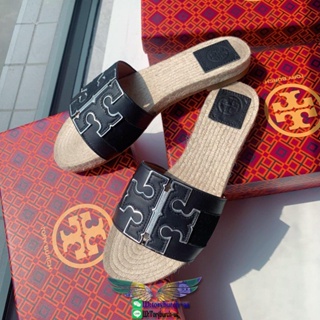 Tory Burch womens flat espadrilles sandal casual outdoor slipper flip flop full inclusion size35-39