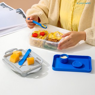 Calciwj 1 Set 950/1000/1200ml Lunch Box Microwave Safe Double Layer Portable Large Capacity Leakproof