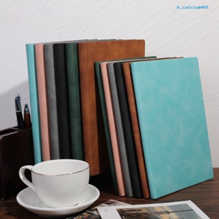 Calciwj Planner Notebook Thickened Paper Notebook with Bookmark Belt Clear Stripe Daily Notebook