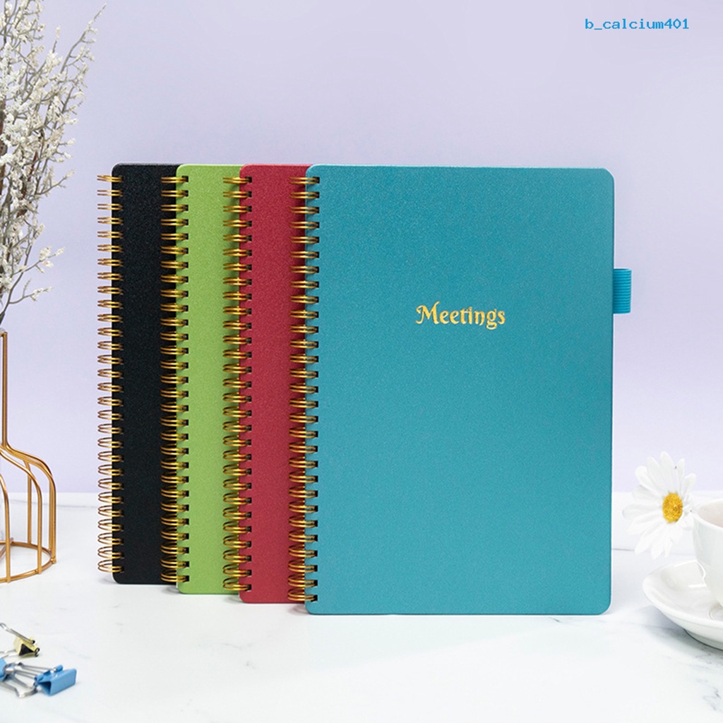 calciwj-schedule-notebook-with-pen-slot-premium-thickened-paper-loose-leaf-notepad-weekly-planner-stationery