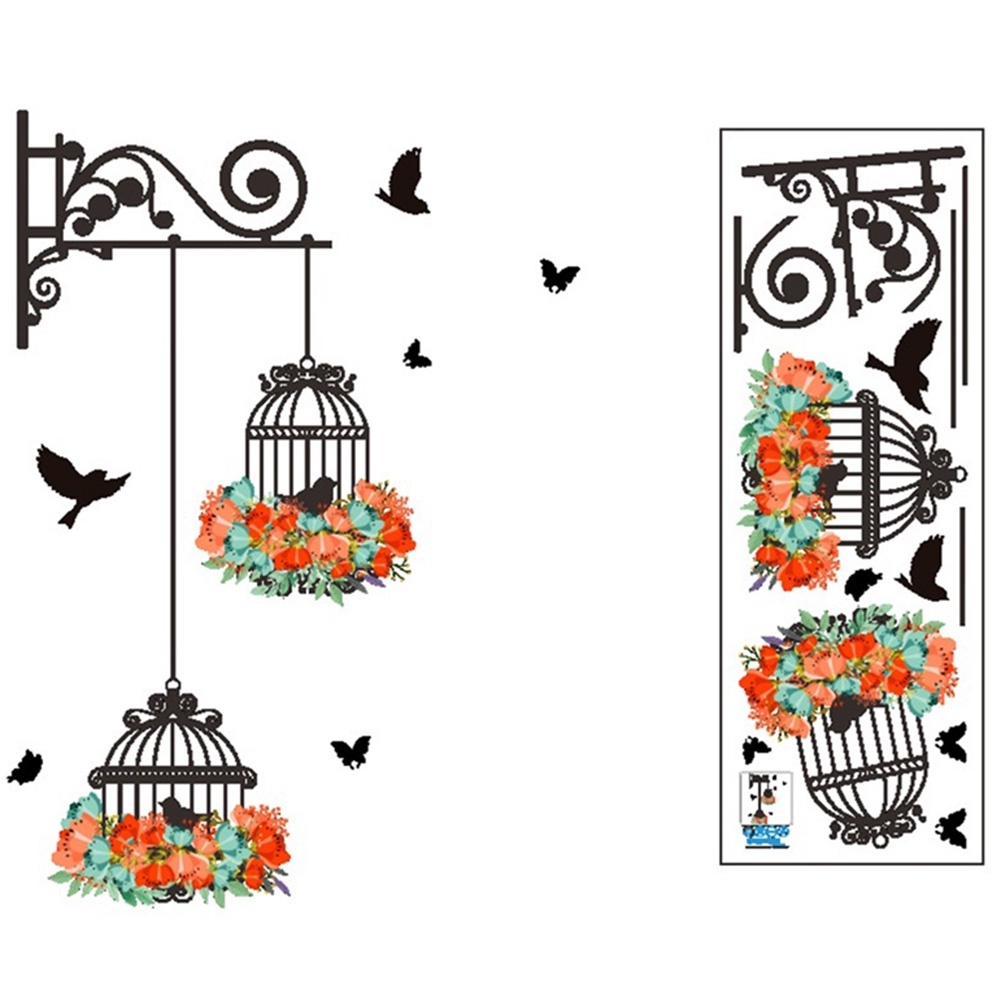 b-398-birdcage-kids-room-bedroom-living-room-wall-diy-art-decals-home-decor