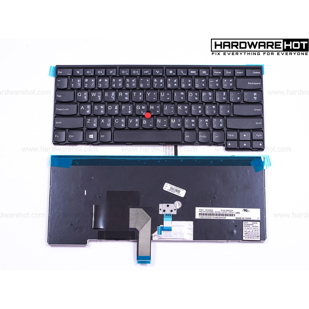 Genuine IBM ThinkPad L440 Laptop Keyboard – US English, Non-Backlit – New System Pull (20AS, 20AT)