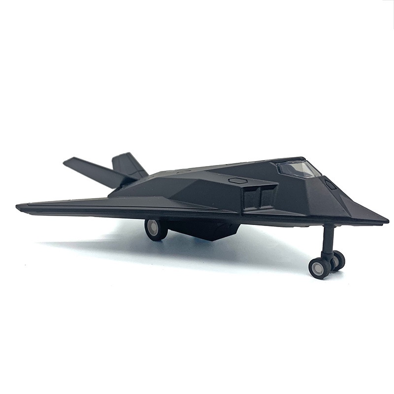 โลหะผสมจำลอง-f117-stealth-fighter-ดึงกลับเสียงและแสงเครื่องบินเด็กของเล่นรุ่น-ของเล่นเด็ก