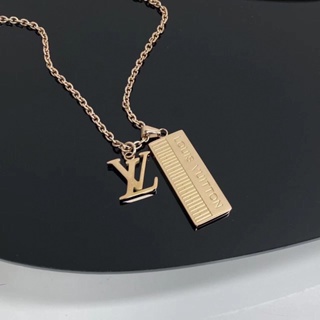 พรี​ ราคา2000 Lv Louis Vuitton สร้อยคอ Necklace 64cm