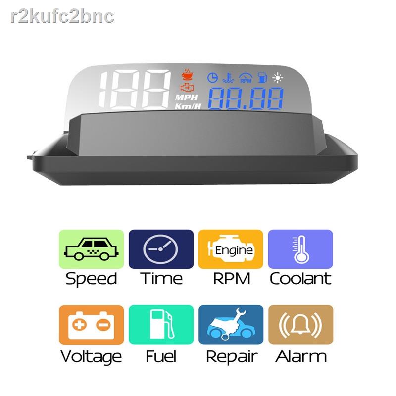 EANOP M20 Mirror HUD Head Up display Auto HUD OBD2 Car Speed Projector ...
