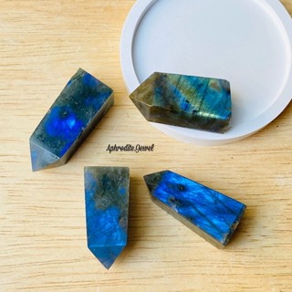 หินแท้ ลาบราโดไรท์ ทรงแท่ง Labradorite