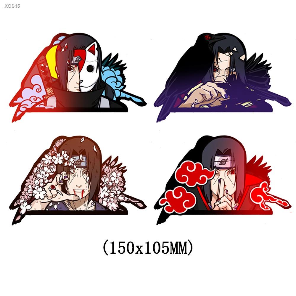 Anime Naruto Lenticular Car Sticker Uchiha Itachi Motion Sticker
