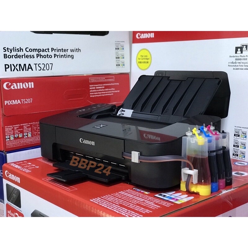 printer-canon-pixma-ts207-ts307-wifi-amp-ip-2770-inktank-ตลับใหม่ของแท้เครื่องแจ้งเตือนระดับหมึกเต็ม-100