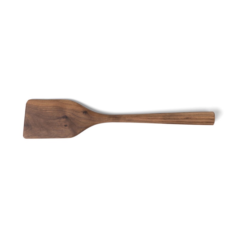 chefn-cooking-utensils-wood-scraper-walnut-osh-wood-ทัพพีไม้