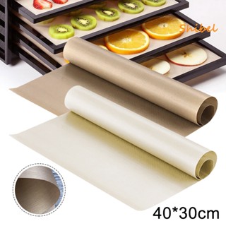 HOT_ 40x30 ซม. แผ่นรองอบขนมสูงไม่เหนียวเหนอะหนะนำกลับมาใช้ใหม่ได้