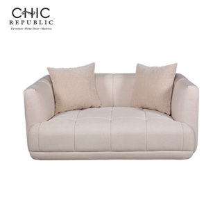 Chic Republic FILLA/2,โซฟา 2 ที่นั่ง - สี ครีม , เทาเข้ม