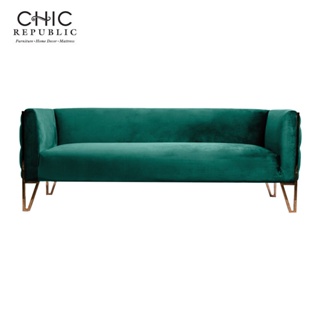 Chic Republic WHISTON/3,โซฟา 3 ที่นั่ง - สี เขียว