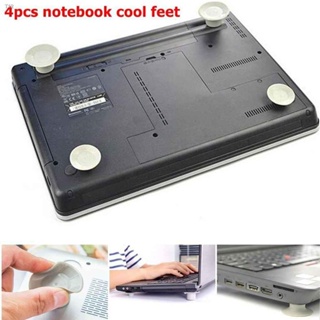 4pcs Laptop Antiskid Cooling Cooler Stand Cool Ball Leg Feet Skidproof Pad