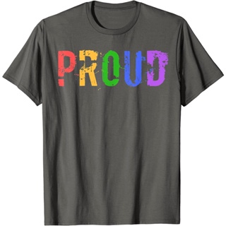 เสื้อยืดสนับสนุน Lgbtq Ally Rainbow Gay Pride ภูมิใจเสื้อยืด : นาฬิกาข้อมือรองเท้าเครื่องประดับ