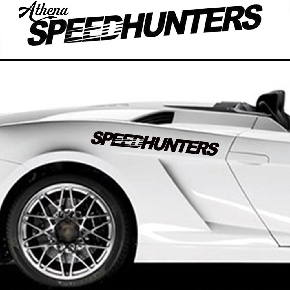 hellaflush-speedhunters-รถบรรทุกรถด้านหน้าสติกเกอร์กระจกหน้าปัดตกแต่งรูปลอก