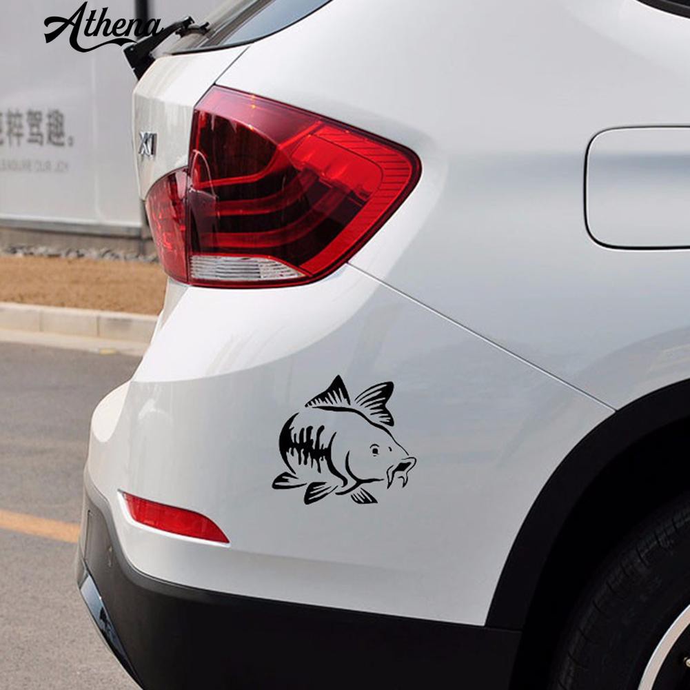 รถเก๋งตกปลาเก๋งรถเก๋งด้านข้างหน้าต่างรถบรรทุกรถบรรทุก-art-sticker-decal-decor