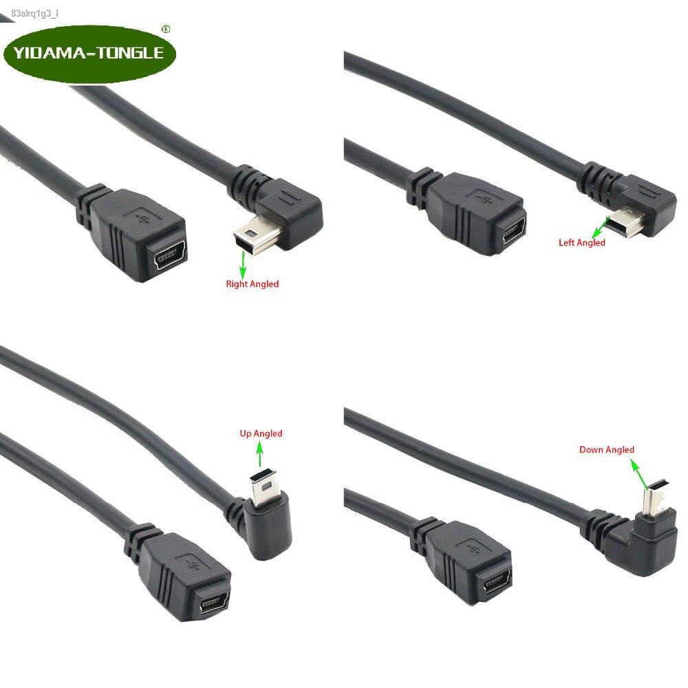 elbow Mini USB Type A Mini USB Female to Mini B 5 Pin Male cable