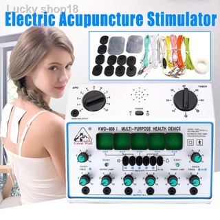 Electric Stimulator Acupuncture Machine KWD808-I 6 Output Patch Massager  Care