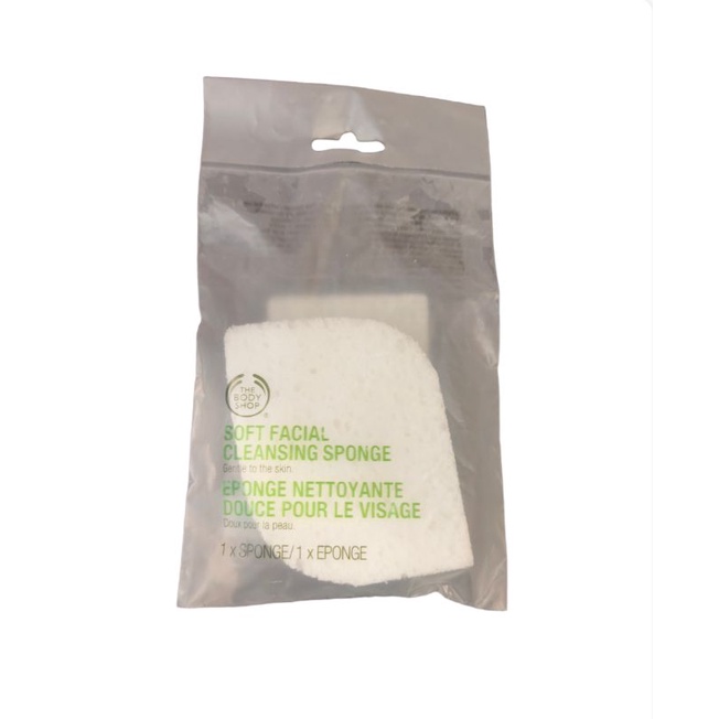 THE BODY SHOP FACIAL CLEANSING SPONGE ฟองน้ำเช็ดหน้า Shopee Thailand