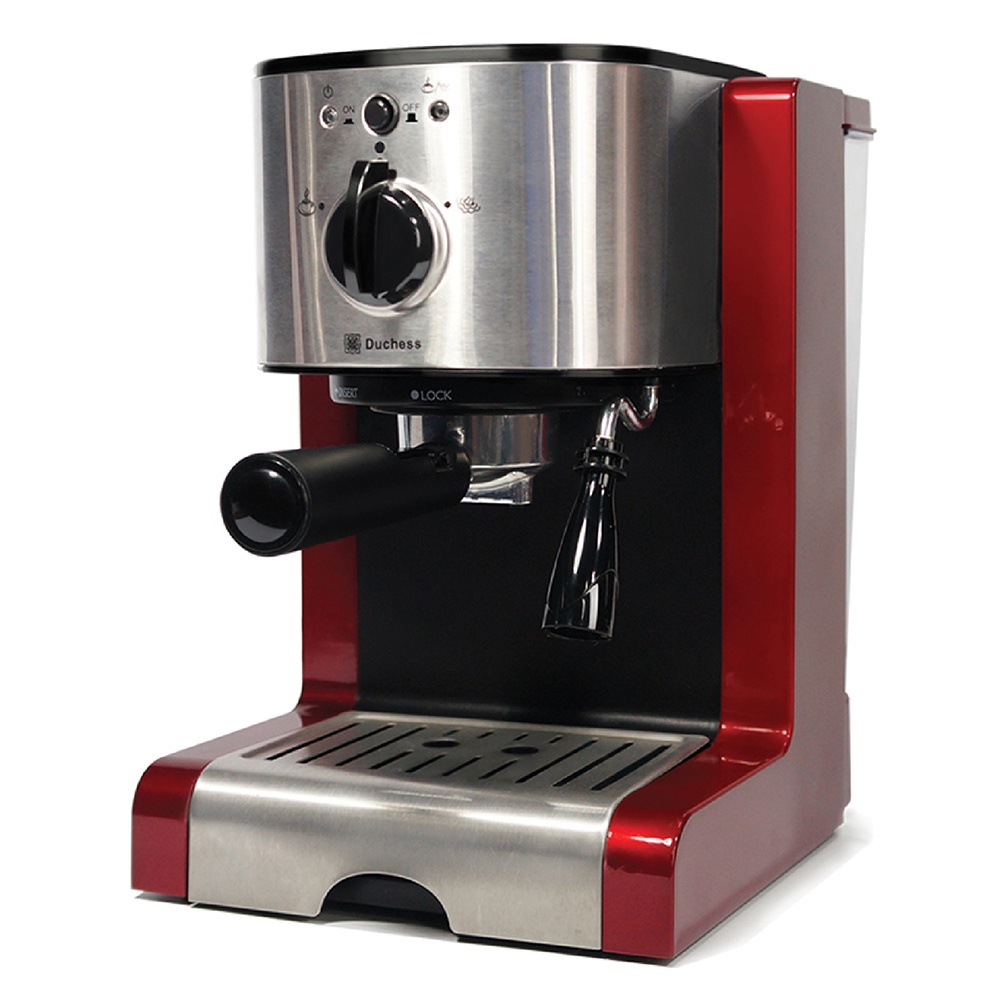 duchess-cm5000-เครื่องชงกาแฟสด-มี-3สี-ให้เลือก-สีดำ-สีแดง-สีเงิน-พร้อมระบบไอน้ำทำฟองนม