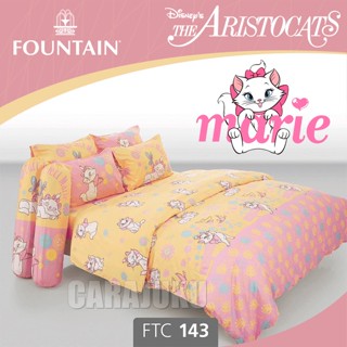 FOUNTAIN ชุดผ้าปูที่นอน มารี Marie FTC143 #ฟาวเท่น ชุดเครื่องนอน ผ้าปู ผ้าปูเตียง ผ้านวม แมวมารี The aristocats