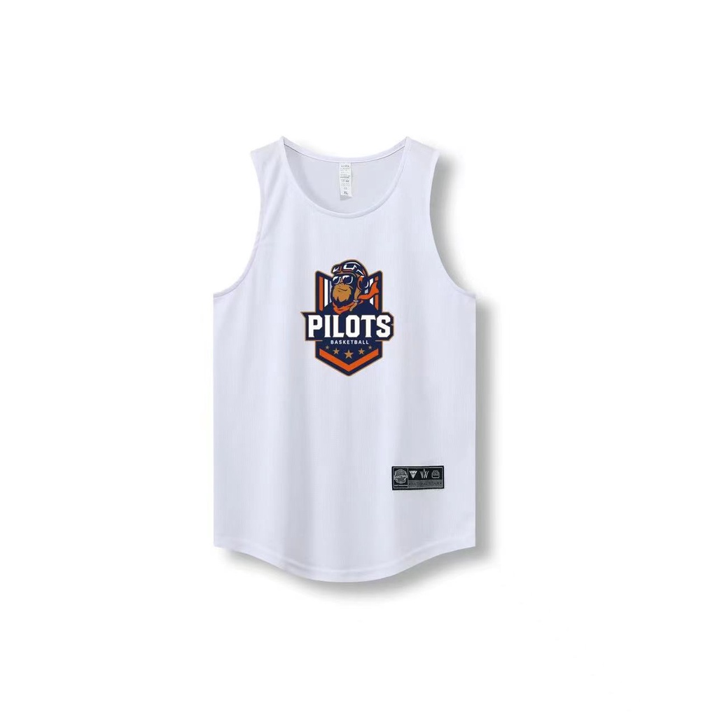 เสื้อกีฬาบาสเก็ตบอลแขนกุด-ระบายอากาศได้ดี-แบบแห้งเร็ว-สําหรับผู้ชาย