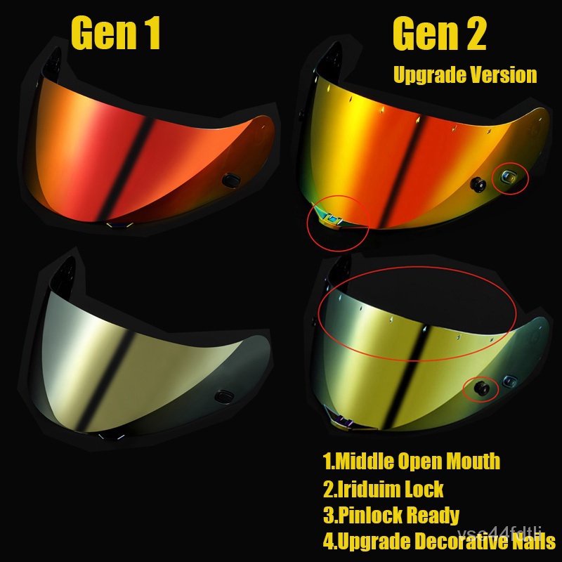 HJC Visor Lens สำหรับ CS 15 / CL 17 /16 / S9 / CS R1 / R2 / TR1 / FG15 ...
