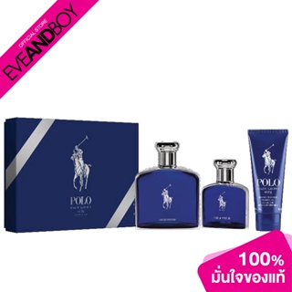 RALPH LAUREN - Polo Blue EDP Gift Set (3 pcs.) เซ็ตน้ำหอม EVEANDBOY[สินค้าแท้100%]