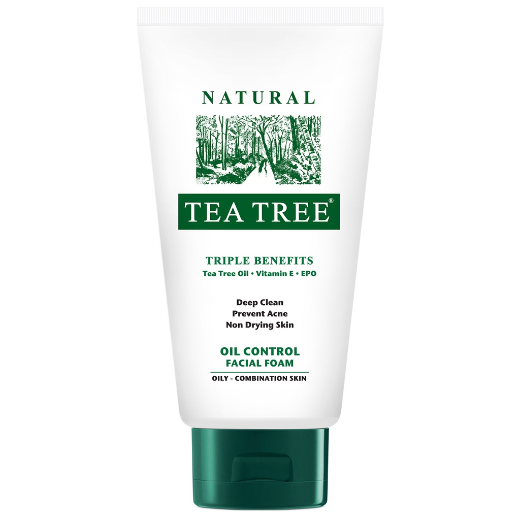 tea-tree-facial-foam-oil-control-140g-โฟมล้างหน้า