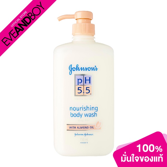 JOHNSON&JOHNSON pH5.5 Nourish Body Wash With Almond Oil For Healthy