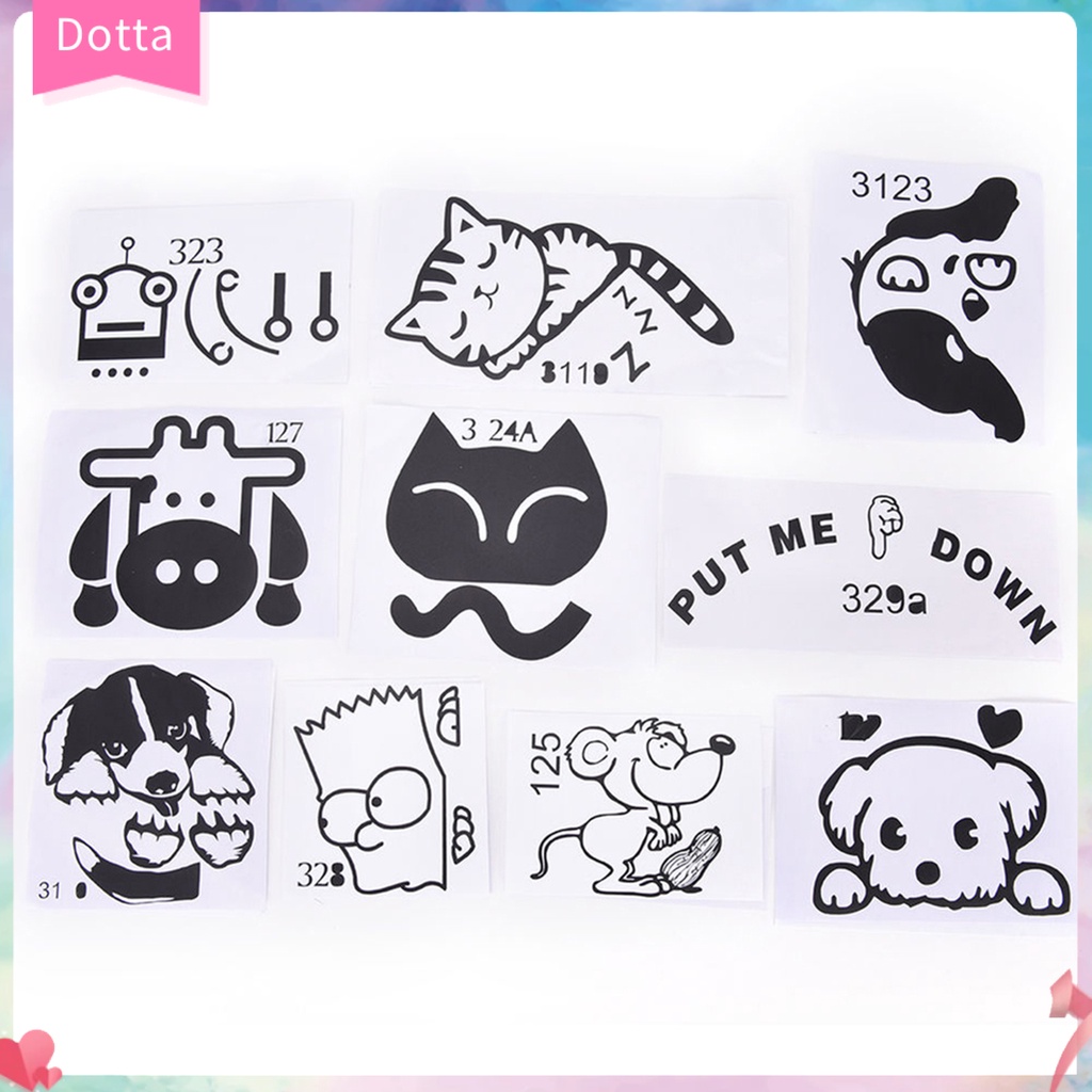 dottam-สติกเกอร์-ลายการ์ตูน-น่ารัก-สำหรับตกแต่งติดผนังห้อง-บ้าน