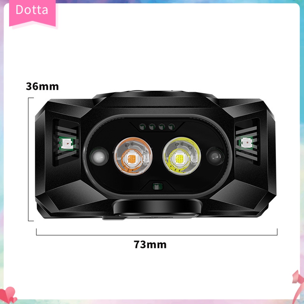 dottam-abs-ไฟฉายเซนเซอร์ตรวจจับแบตเตอรี่ความจุขนาดใหญ่สําหรับวิ่ง